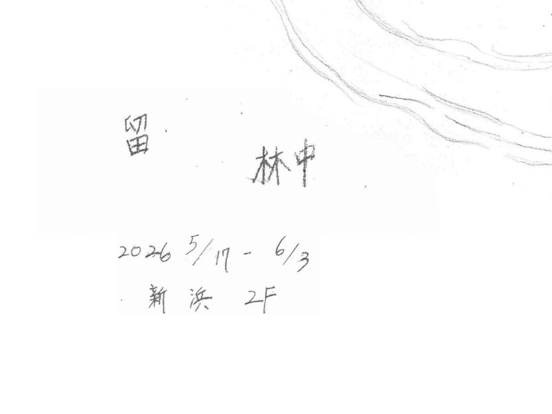 留林中－楊翊個展(What Remains in the Forest)